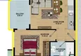 Purchase cheap 1+1 apartment in Alanya with sea view - premium residential complex in Avsallar 1