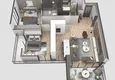 Purchase cheap One bedroom apartment from an investor in Mersin, Mezitli district 2 
