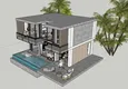 Purchase cheap Luxury real estate for citizenship and residence permit in Alanya - 3+1 villa with private pool in a mountainous area in Bektash 2 