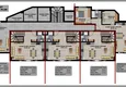 Purchase cheap Garden duplex 2+1 in Tosmur with fine finishing 1