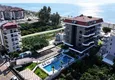 Buy Furnished 1+1 apartment with sea view - first line, Kestel, Alanya 2