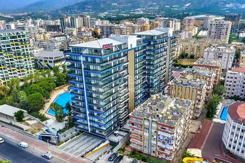Apartment for rent in Mahmutlar, in a luxury complex with a private beach 1 
