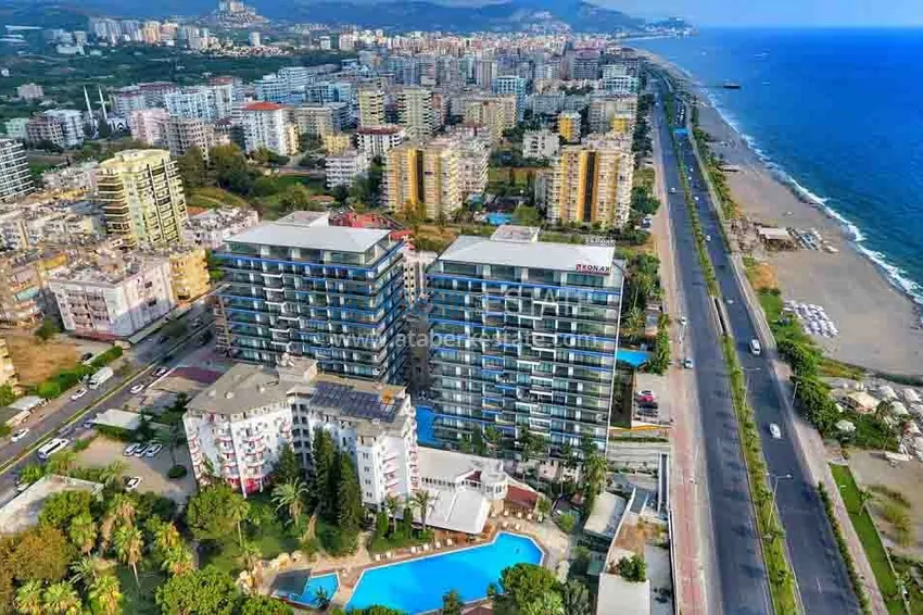 Apartment for rent in Mahmutlar, in a luxury complex with a private beach 2 
