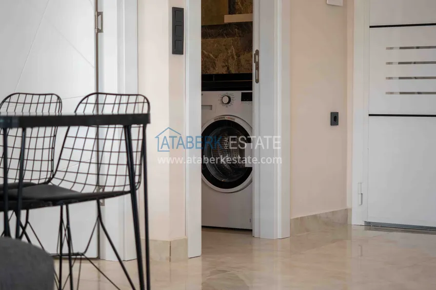 Purchase Three-room apartment for rent in the center of Alanya, Cleopatra A-13 beach area 12