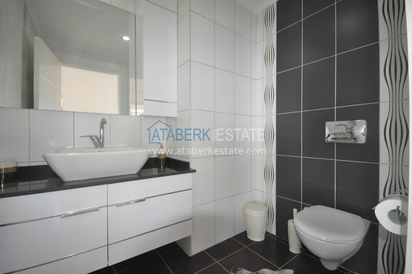 Kupuj Dwupoziomowy penthouse w Tosmur jest przestronny z meblami i widokiem na morze 19 