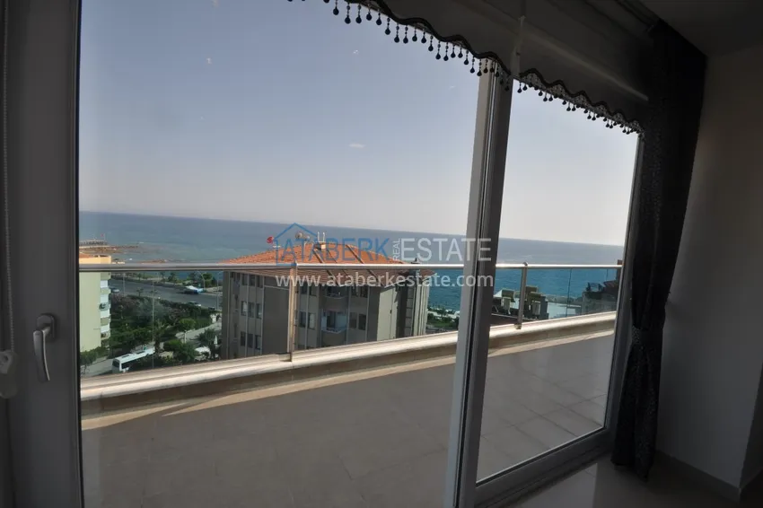 Kupuj Dwupoziomowy penthouse w Tosmur jest przestronny z meblami i widokiem na morze 31 