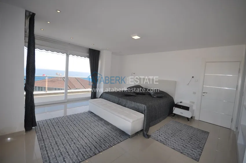 Kupuj Dwupoziomowy penthouse w Tosmur jest przestronny z meblami i widokiem na morze 36 