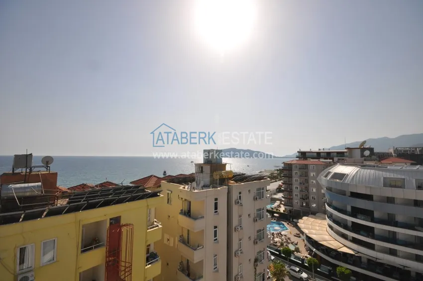 Kupuj Dwupoziomowy penthouse w Tosmur jest przestronny z meblami i widokiem na morze 39 