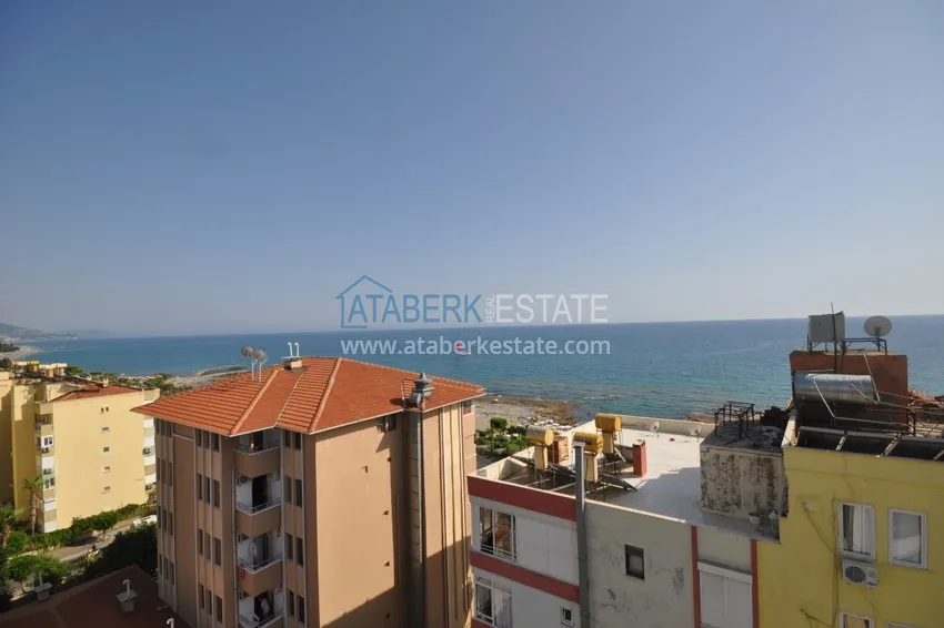 Kupuj Dwupoziomowy penthouse w Tosmur jest przestronny z meblami i widokiem na morze 41 