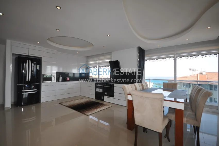 Kupuj Dwupoziomowy penthouse w Tosmur jest przestronny z meblami i widokiem na morze 5 