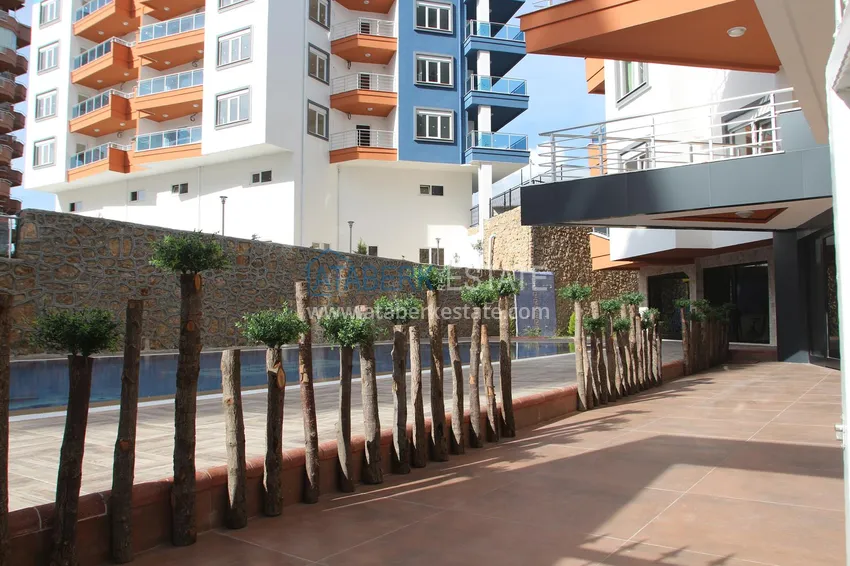 Furnished apartment for rent in Tosmur in a complex with excellent infrastructure No. 21 6
