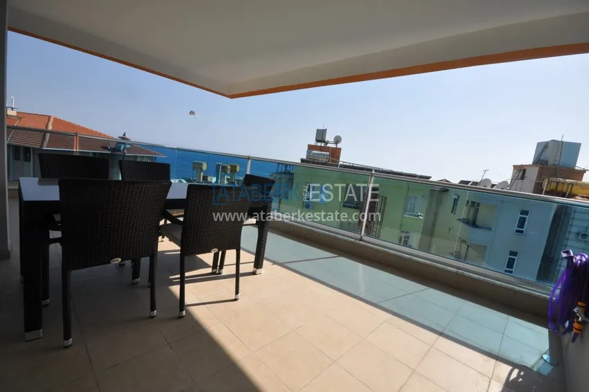 Kupuj Dwupoziomowy penthouse w Tosmur jest przestronny z meblami i widokiem na morze 9 