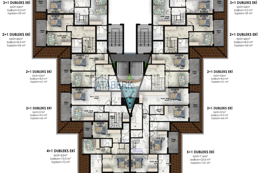 Buy cheap New comfort-class residential complex with functional layouts in Mahmutlar, Alanya 4