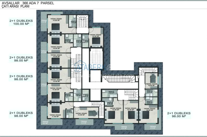 Kupuj taniej Nowy projekt nowoczesnego kompleksu mieszkaniowego w rejonie Avsallar 3