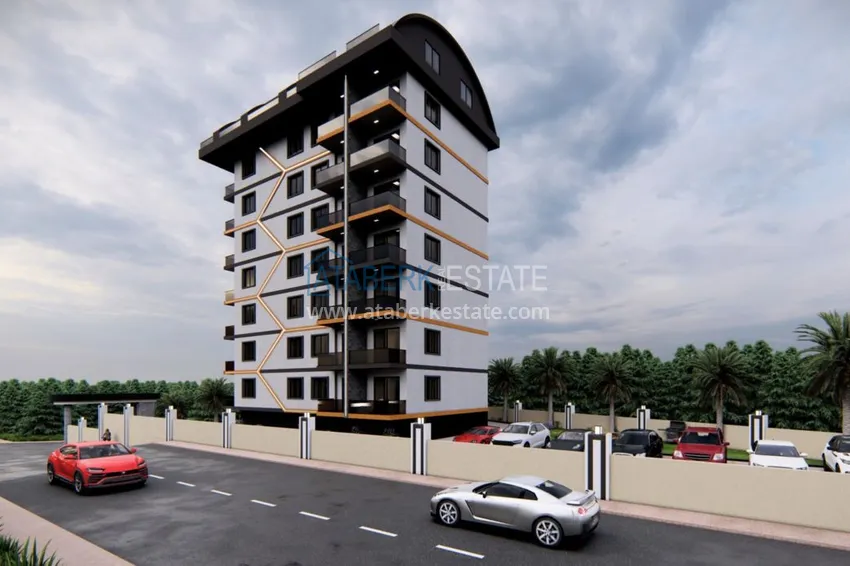 Nowy projekt nowoczesnego kompleksu mieszkaniowego w rejonie Avsallar 4