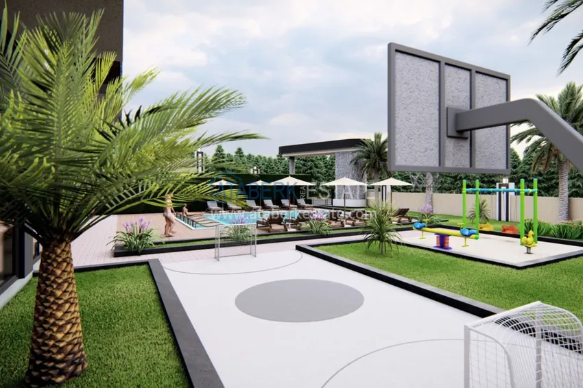 Nowy projekt nowoczesnego kompleksu mieszkaniowego w rejonie Avsallar 7