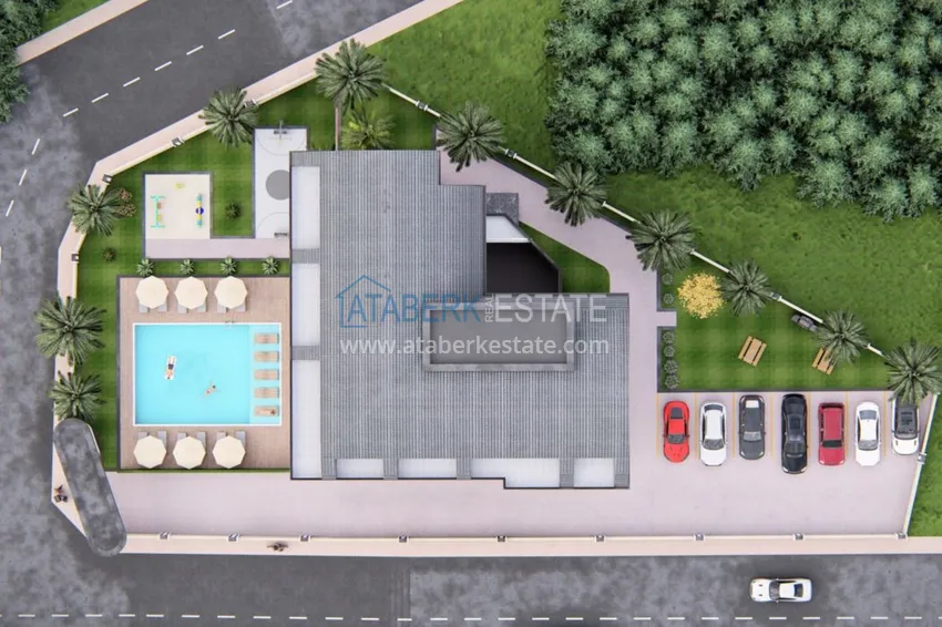 Nowy projekt nowoczesnego kompleksu mieszkaniowego w rejonie Avsallar 6