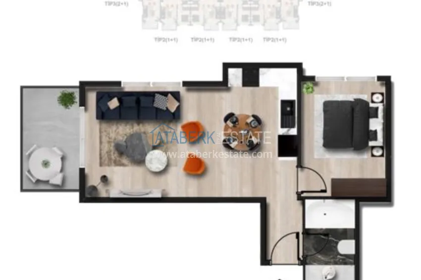 Buy cheap New residential complex! Affordable apartments directly from the developer in Avsallar, Alanya 5