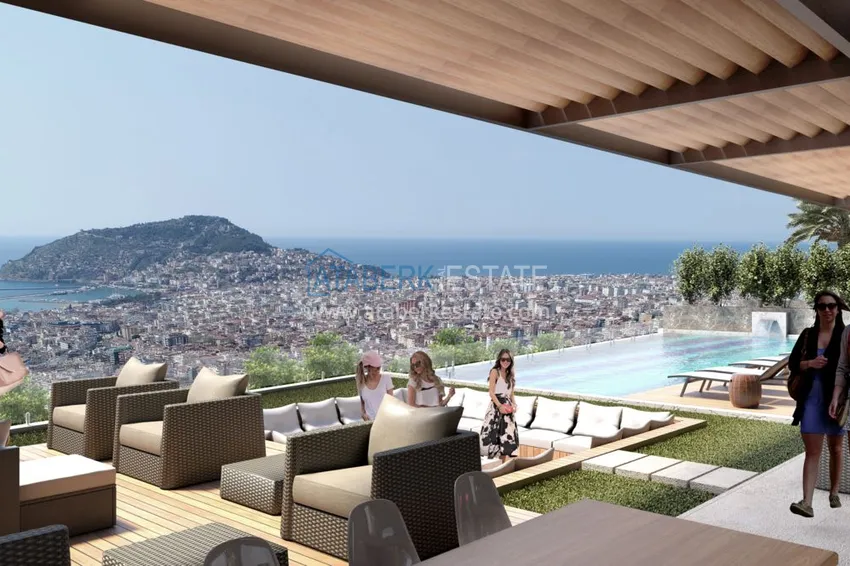 New exclusive club residential complex project in Alanya 11
