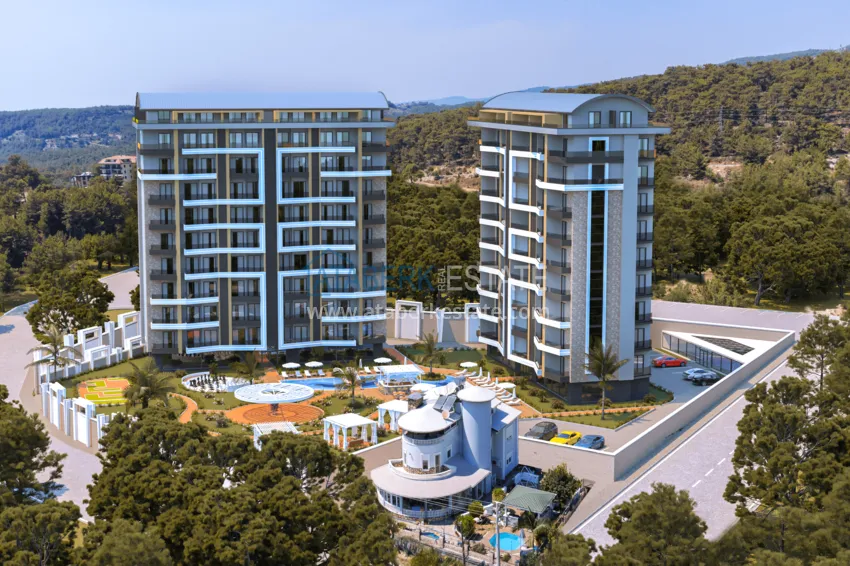 An investment-attractive project of a family residential complex in the Avsallar district 1
