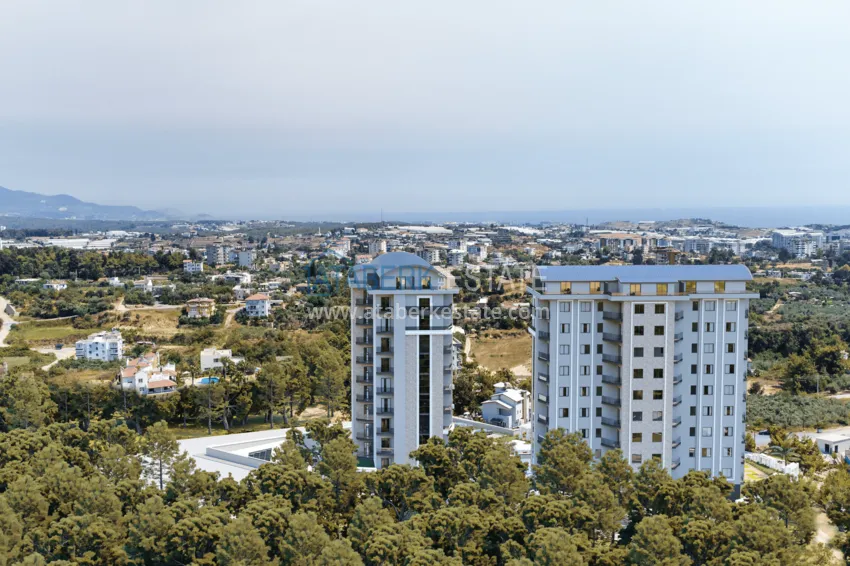 An investment-attractive project of a family residential complex in the Avsallar district 5