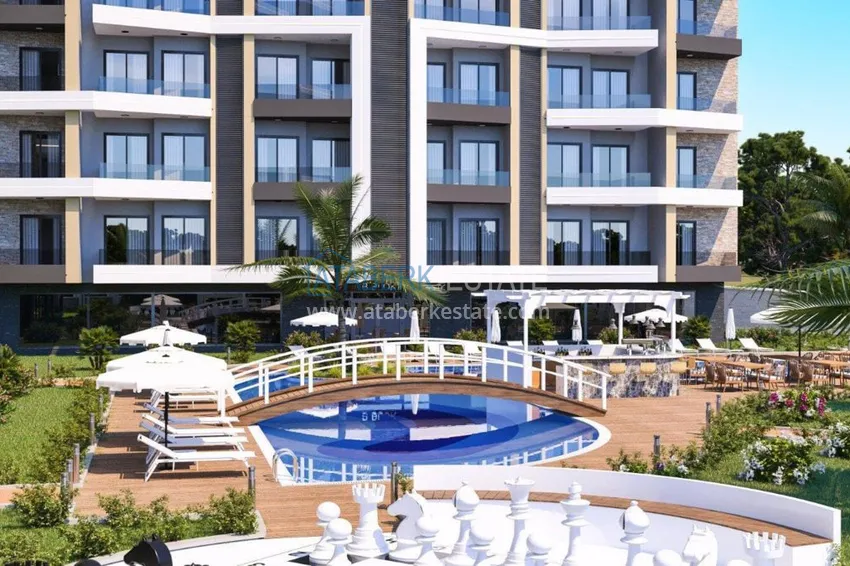 An investment-attractive project of a family residential complex in the Avsallar district 8