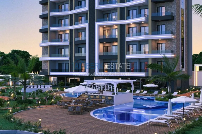 An investment-attractive project of a family residential complex in the Avsallar district 11