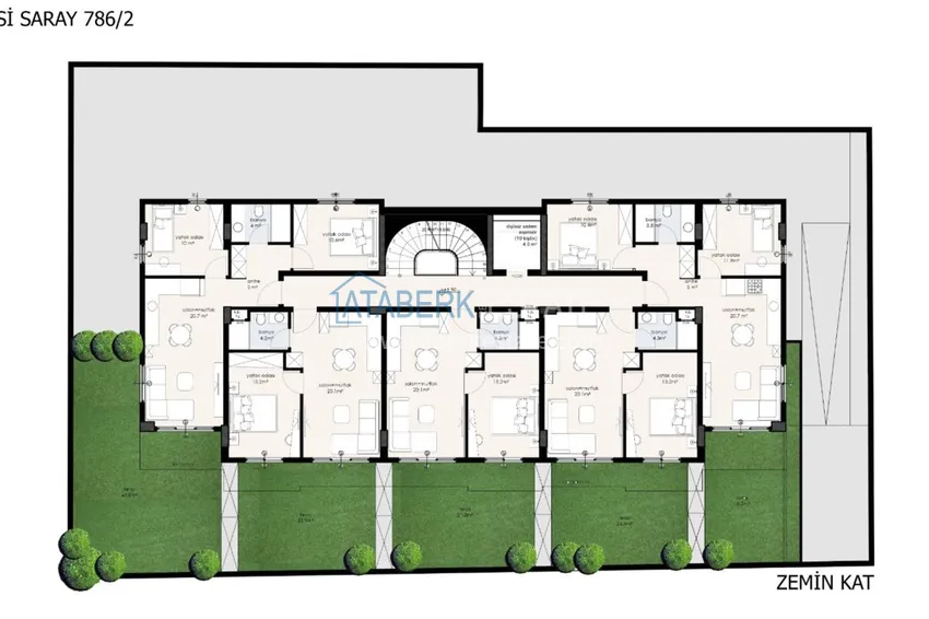 Kupuj taniej Nowy projekt w centrum Alanyi - zespół mieszkaniowy w niskiej zabudowie 4