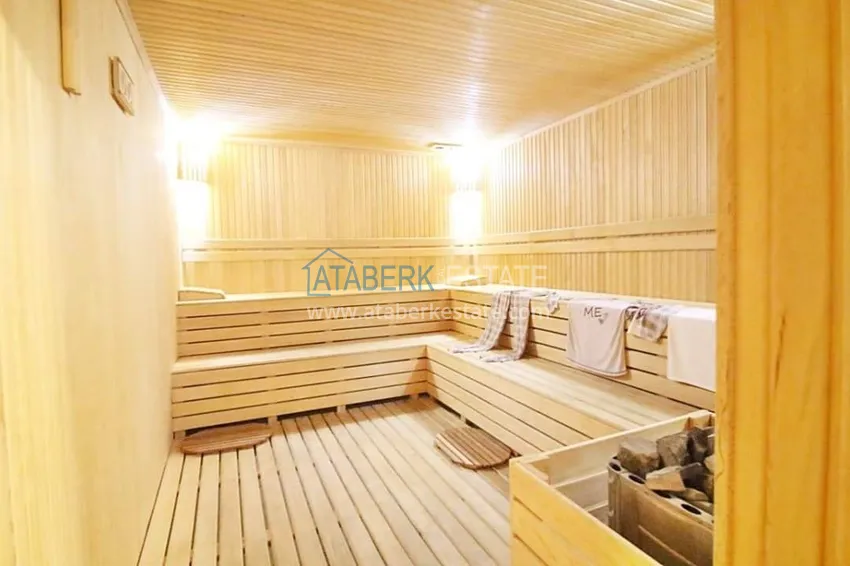 Penthouse w Mahmutlarze z nowoczesnym wnętrzem w zadbanej rezydencji 13