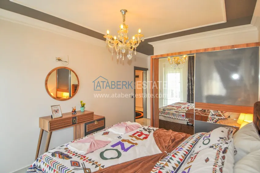 Penthouse w Mahmutlarze z nowoczesnym wnętrzem w zadbanej rezydencji 14