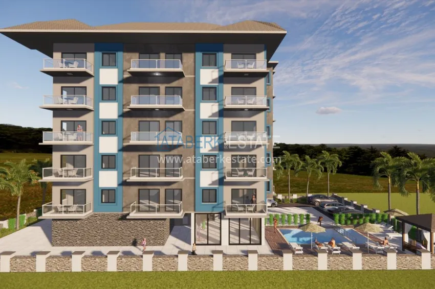 Penthouse w Avsallar w butikowym kompleksie w budowie 5
