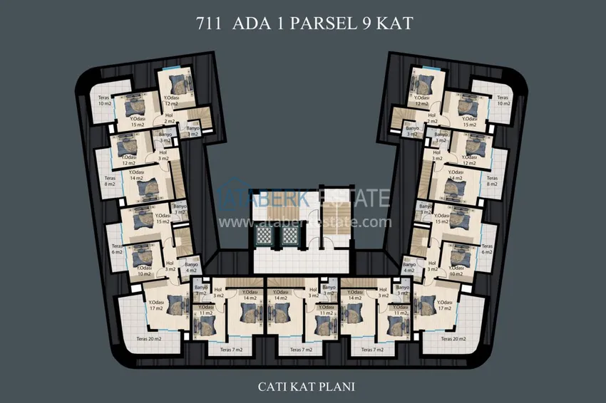 Buy cheap Apartments with installments up to 2 years in Alanya, Demirtas district — a new residential complex 9