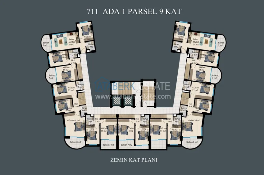 Buy cheap Apartments with installments up to 2 years in Alanya, Demirtas district — a new residential complex 10
