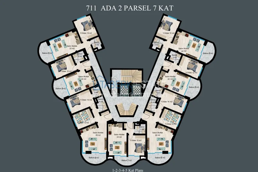 Buy cheap Apartments with installments up to 2 years in Alanya, Demirtas district — a new residential complex 2