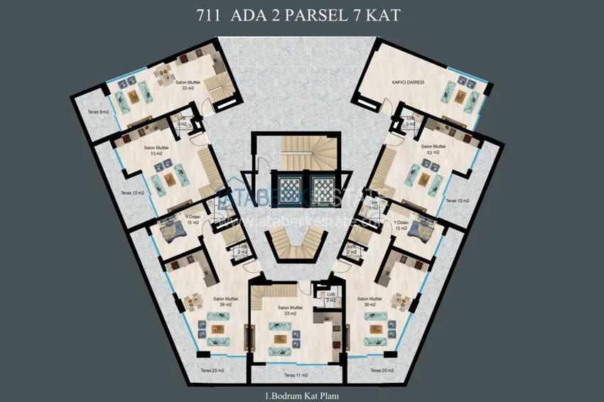 Buy cheap Apartments with installments up to 2 years in Alanya, Demirtas district — a new residential complex 1