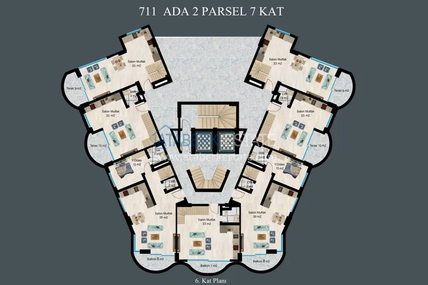 Buy cheap Apartments with installments up to 2 years in Alanya, Demirtas district — a new residential complex 3
