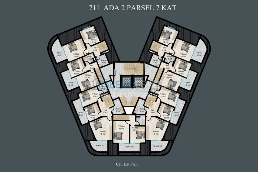 Buy cheap Apartments with installments up to 2 years in Alanya, Demirtas district — a new residential complex 4