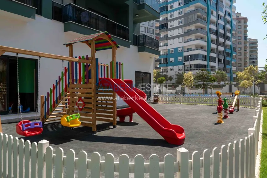 One-bedroom apartment for rent in Mahmutlar in the elite complex No. A20 15