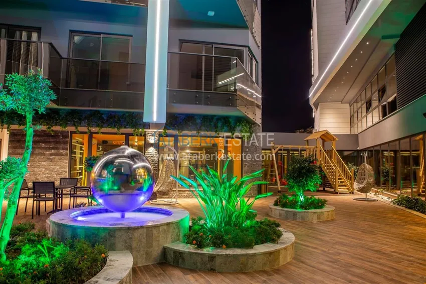 Rent an apartment in the center of Alanya in a luxury residential complex 14 