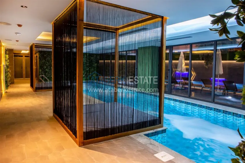 Rent an apartment in the center of Alanya in a luxury residential complex 27 
