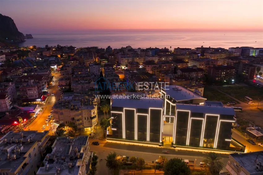 Rent an apartment in the center of Alanya in a luxury residential complex 2 