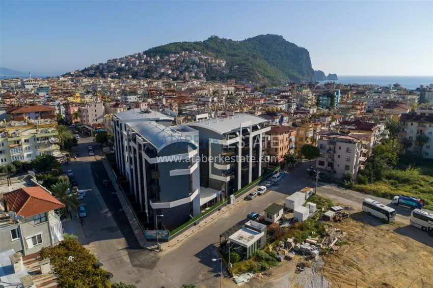 Rent an apartment in the center of Alanya in a luxury residential complex 4 