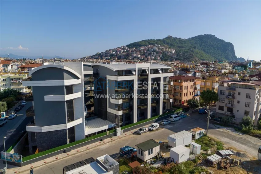 Rent an apartment in the center of Alanya in a luxury residential complex 5 
