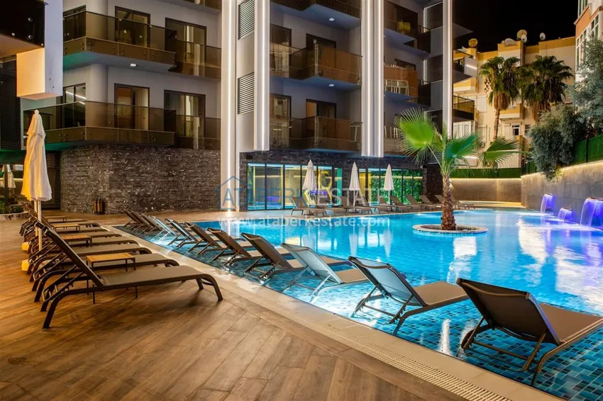 Rent an apartment in the center of Alanya in a luxury residential complex 6 
