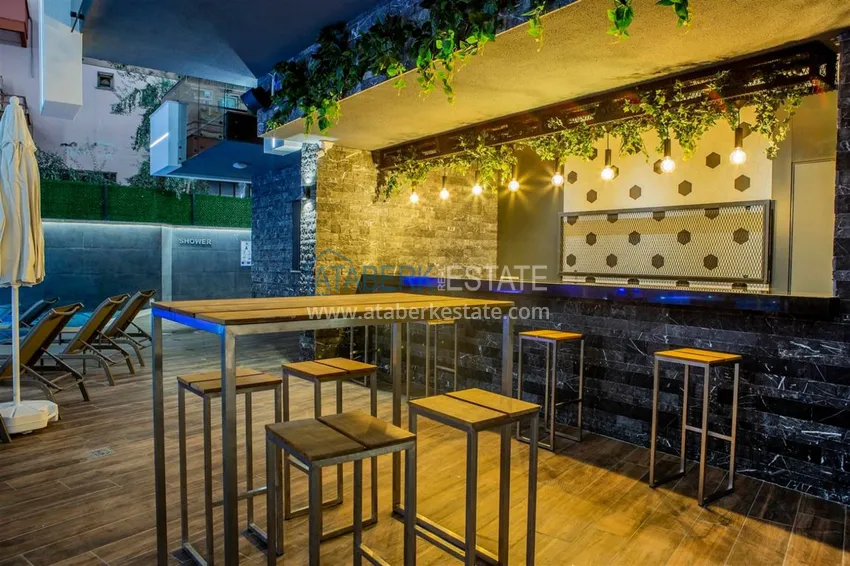 Rent an apartment in the center of Alanya in a luxury residential complex 9 