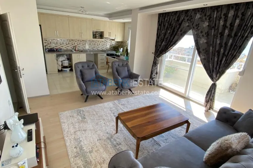 Kupuj Umeblowany dwupoziomowy penthouse w Mahmutlarze z widokiem na otwarte morze 9 