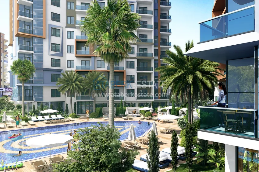 Apartment in Mahmutlar from an investor in a residential complex under construction 13
