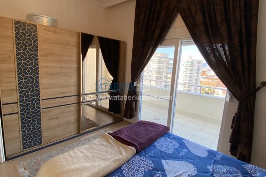 Kupuj Umeblowany dwupoziomowy penthouse w Mahmutlarze z widokiem na otwarte morze 14 