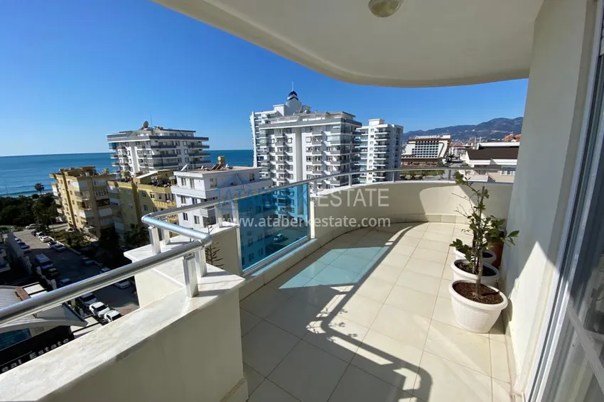 Kupuj Umeblowany dwupoziomowy penthouse w Mahmutlarze z widokiem na otwarte morze 20 
