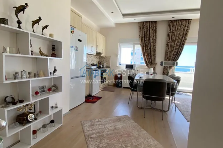 Kupuj Umeblowany dwupoziomowy penthouse w Mahmutlarze z widokiem na otwarte morze 2 
